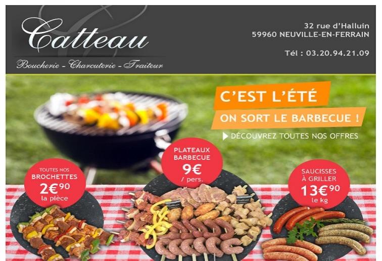 Newsletter Boucherie Catteau